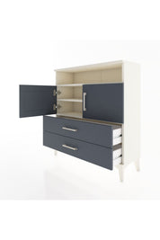 Arges Şifonyer 3 Raflı 2 Çekmeceli 2 Kapaklı 88x30x96 - S04M039V2A