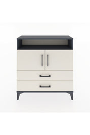 Arges Şifonyer 3 Raflı 2 Çekmeceli 2 Kapaklı 88x30x96 - S04M039V4A