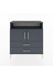 Arges Şifonyer 3 Raflı 2 Çekmeceli 2 Kapaklı 88x30x96 - S04M039V5A