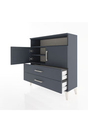 Arges Şifonyer 3 Raflı 2 Çekmeceli 2 Kapaklı 88x30x96 - S04M039V5A