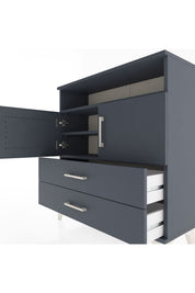 Arges Şifonyer 3 Raflı 2 Çekmeceli 2 Kapaklı 88x30x96 - S04M039V5A