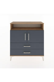 Arges Şifonyer 3 Raflı 2 Çekmeceli 2 Kapaklı 88x30x96 - S04M039V8A