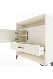 Arges Şifonyer 3 Raflı Tek Çekmeceli 2 Kapaklı 88x30x96 - S04M040V1A