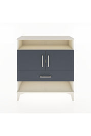 Arges Şifonyer 3 Raflı Tek Çekmeceli 2 Kapaklı 88x30x96 - S04M040V2A