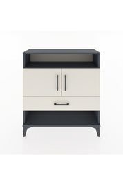 Arges Şifonyer 3 Raflı Tek Çekmeceli 2 Kapaklı 88x30x96 - S04M040V4A