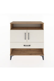 Arges Şifonyer 3 Raflı Tek Çekmeceli 2 Kapaklı 88x30x96 - S04M040V7A