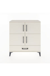 Arges Şifonyer 4 Raflı Tek Çekmeceli 4 Kapaklı 88x30x96 - S04M041V1A