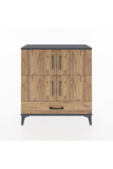 Arges Şifonyer 4 Raflı Tek Çekmeceli 4 Kapaklı 88x30x96