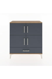 Arges Şifonyer 4 Raflı Tek Çekmeceli 4 Kapaklı 88x30x96 - S04M041V8A