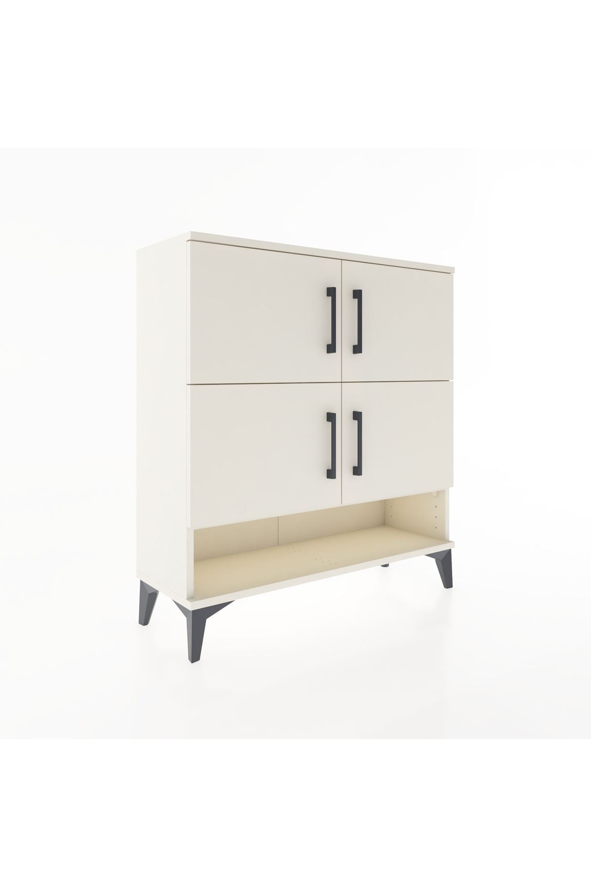 Arges Şifonyer 4 Raflı 4 Kapaklı 88x30x96 - S04M042V1A