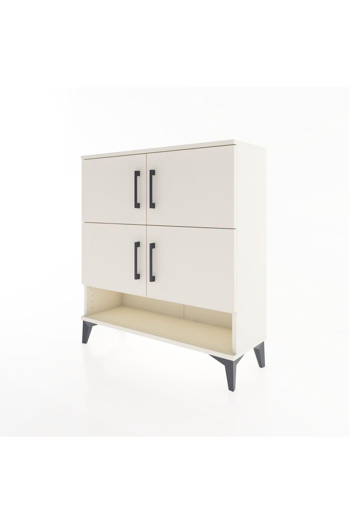 Arges Şifonyer 4 Raflı 4 Kapaklı 88x30x96 - S04M042V1A