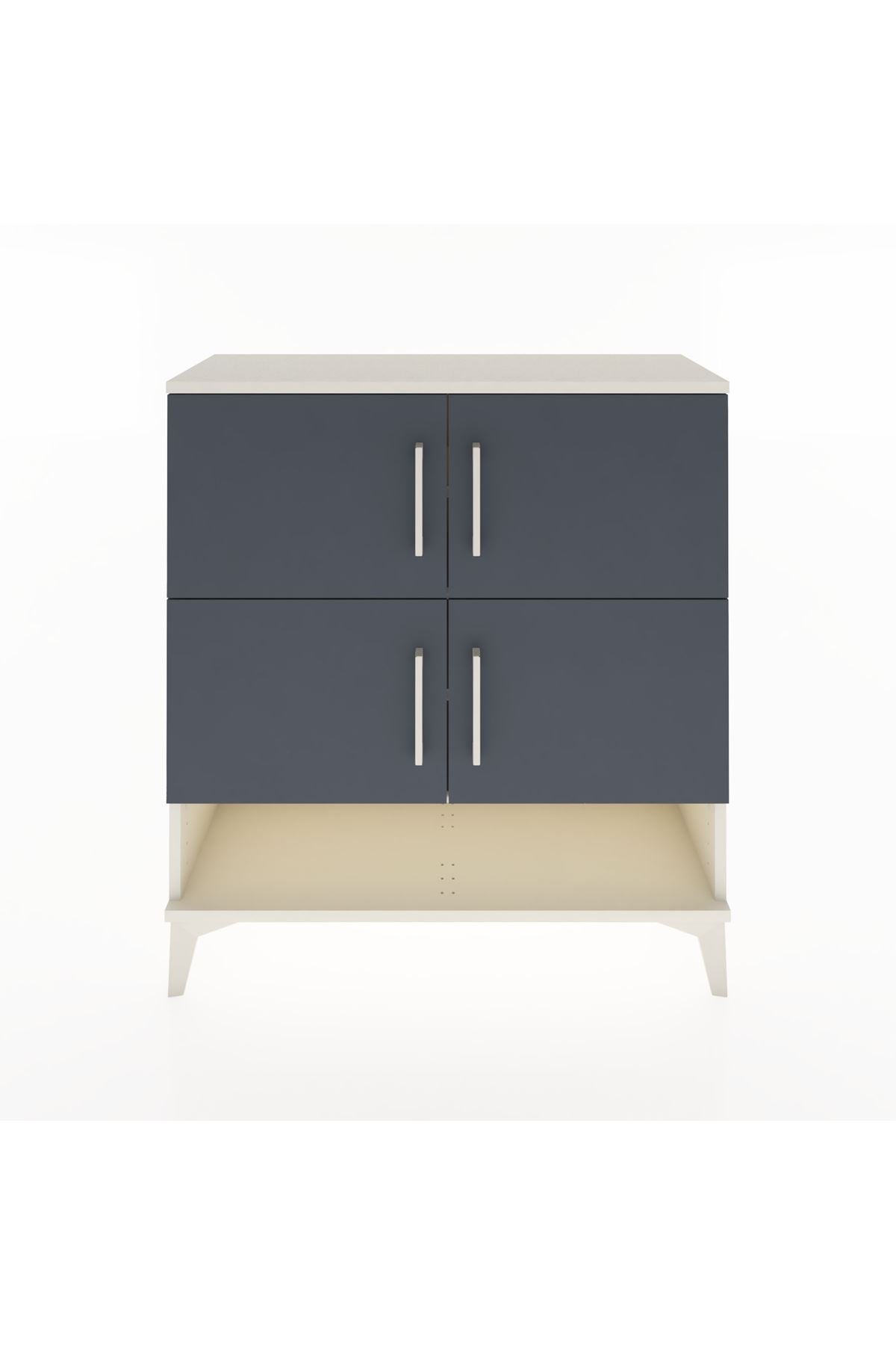 Arges Şifonyer 4 Raflı 4 Kapaklı 88x30x96 - S04M042V2A