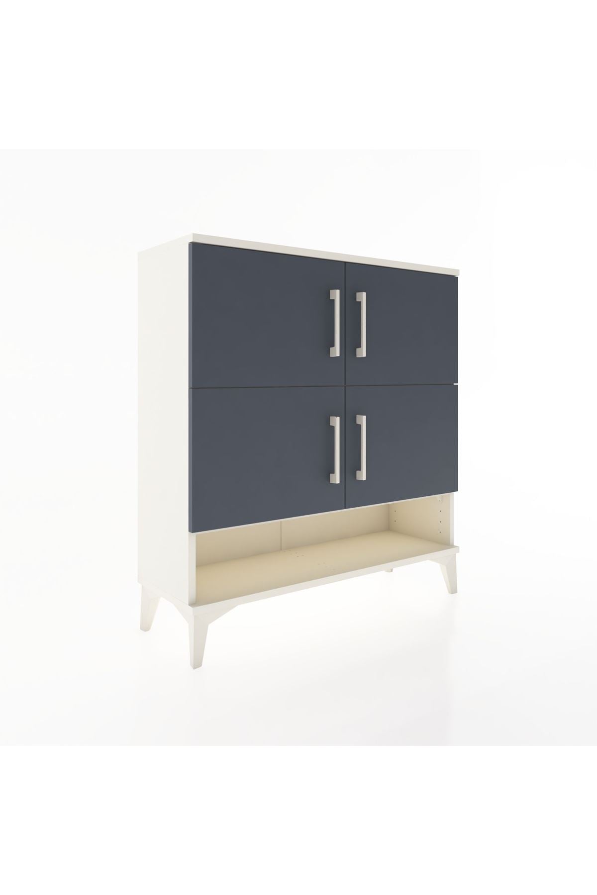 Arges Şifonyer 4 Raflı 4 Kapaklı 88x30x96 - S04M042V2A