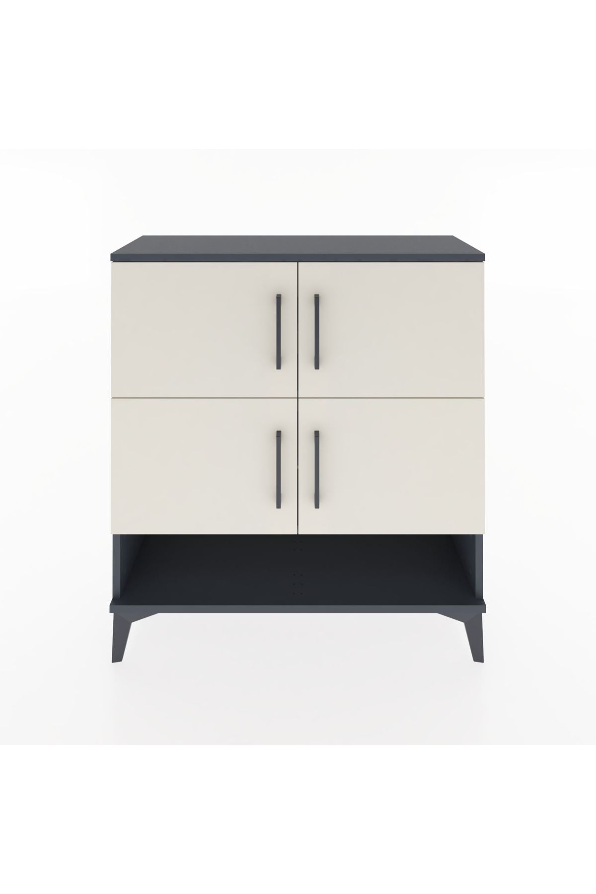 Arges Şifonyer 4 Raflı 4 Kapaklı 88x30x96 - S04M042V4A