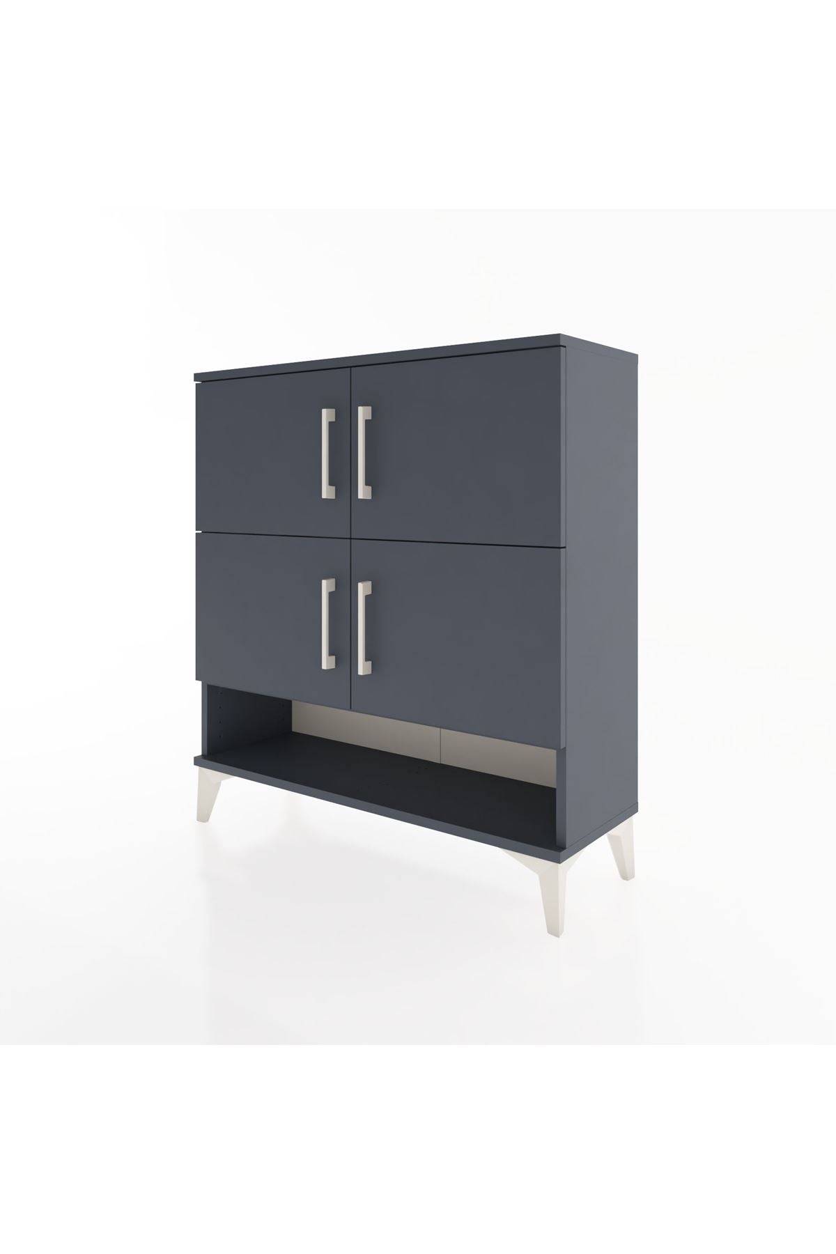 Arges Şifonyer 4 Raflı 4 Kapaklı 88x30x96 - S04M042V5A