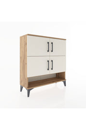 Arges Şifonyer 4 Raflı 4 Kapaklı 88x30x96 - S04M042V7A