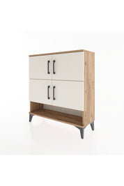 Arges Şifonyer 4 Raflı 4 Kapaklı 88x30x96 - S04M042V7A
