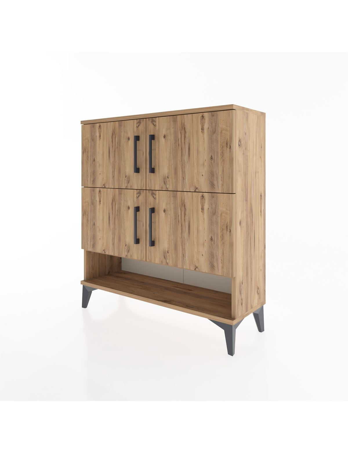 Arges Şifonyer 4 Raflı 4 Kapaklı 88x30x96 - S04M042V9A