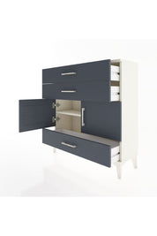Arges Şifonyer 2 Raflı 3 Çekmeceli 2 Kapaklı 88x30x96 - S04M045V2A
