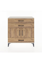 Arges Şifonyer 2 Raflı 3 Çekmeceli 2 Kapaklı 88x30x96 - S04M045V3A