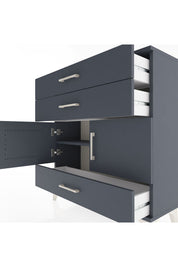 Arges Şifonyer 2 Raflı 3 Çekmeceli 2 Kapaklı 88x30x96 - S04M045V5A