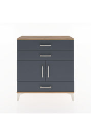 Arges Şifonyer 2 Raflı 3 Çekmeceli 2 Kapaklı 88x30x96 - S04M045V8A
