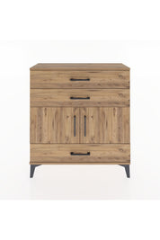 Arges Şifonyer 2 Raflı 3 Çekmeceli 2 Kapaklı 88x30x96 - S04M045V9A