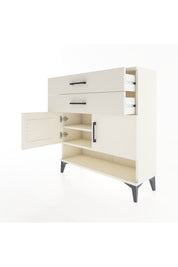 Arges Şifonyer 2 Raflı 2 Çekmeceli 2 Kapaklı 88x30x96 - S04M046V1A