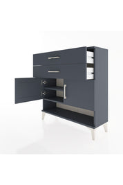 Arges Şifonyer 2 Raflı 2 Çekmeceli 2 Kapaklı 88x30x96 - S04M046V5A