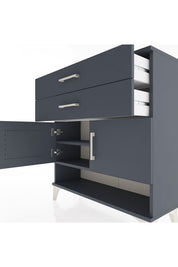Arges Şifonyer 2 Raflı 2 Çekmeceli 2 Kapaklı 88x30x96 - S04M046V5A