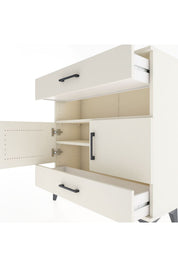 Arges Şifonyer 3 Raflı 2 Çekmeceli 2 Kapaklı 88x30x96 - S04M047V1A