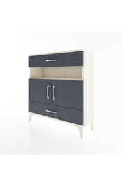 Arges Şifonyer 3 Raflı 2 Çekmeceli 2 Kapaklı 88x30x96 - S04M047V2A