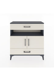 Arges Şifonyer 3 Raflı 2 Çekmeceli 2 Kapaklı 88x30x96 - S04M047V4A