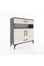 Arges Şifonyer 3 Raflı 2 Çekmeceli 2 Kapaklı 88x30x96 - S04M047V4A