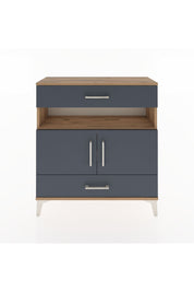 Arges Şifonyer 3 Raflı 2 Çekmeceli 2 Kapaklı 88x30x96 - S04M047V8A