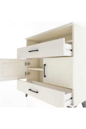 Arges Şifonyer 3 Raflı 2 Çekmeceli 2 Kapaklı 88x30x96 - S04M048V1A