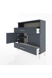 Arges Şifonyer 3 Raflı 2 Çekmeceli 2 Kapaklı 88x30x96 - S04M048V5A