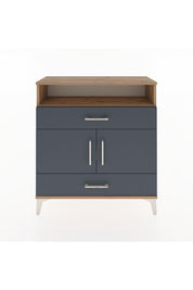 Arges Şifonyer 3 Raflı 2 Çekmeceli 2 Kapaklı 88x30x96 - S04M048V8A