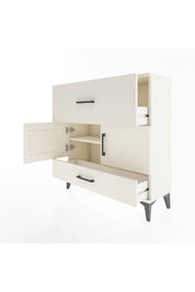 Arges Şifonyer 2 Raflı 2 Çekmeceli 2 Kapaklı 88x30x96 - S04M049V1A