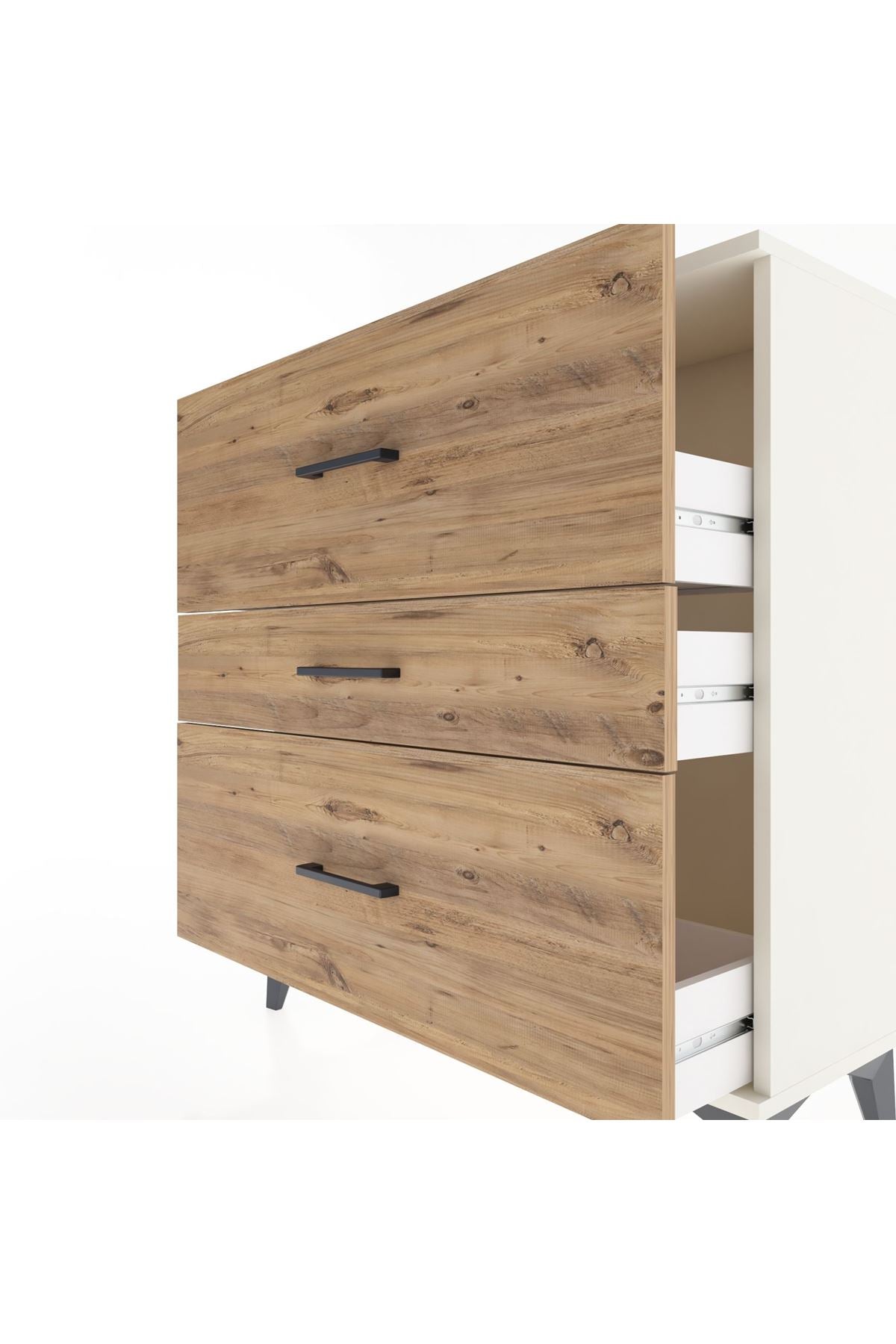 Arges Şifonyer 3 Çekmeceli 88x30x96 - S04M012V3A