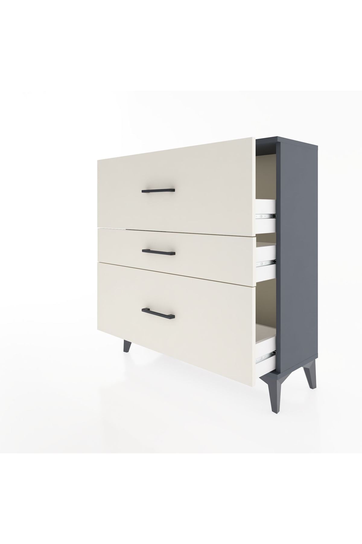 Arges Şifonyer 3 Çekmeceli 88x30x96 - S04M012V4A