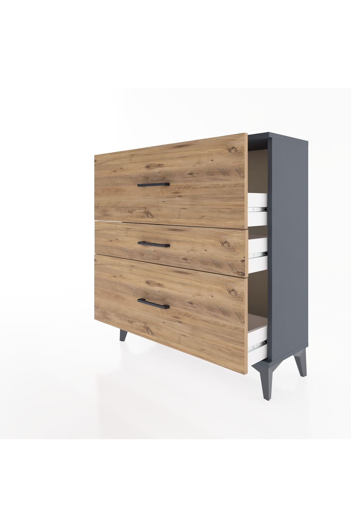 Arges Şifonyer 3 Çekmeceli 88x30x96 - S04M012V6A