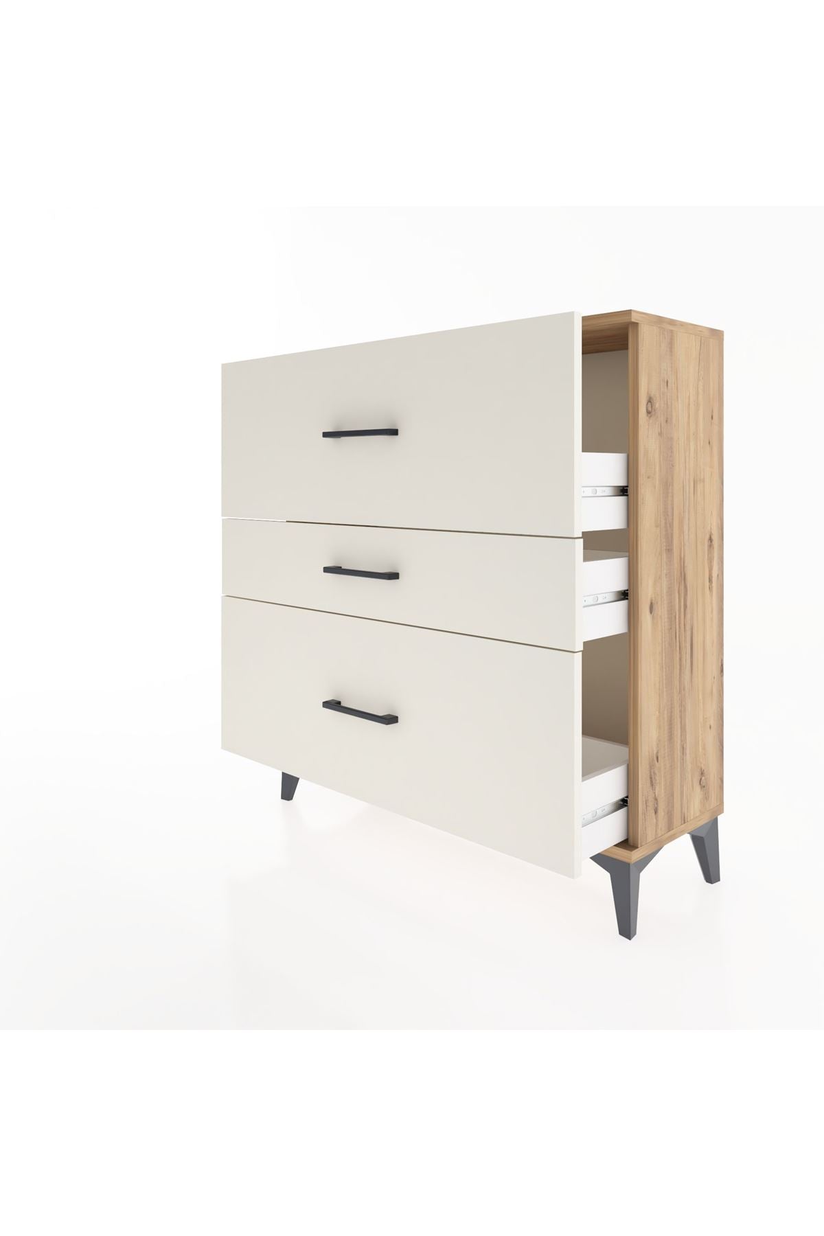 Arges Şifonyer 3 Çekmeceli 88x30x96 - S04M012V7A