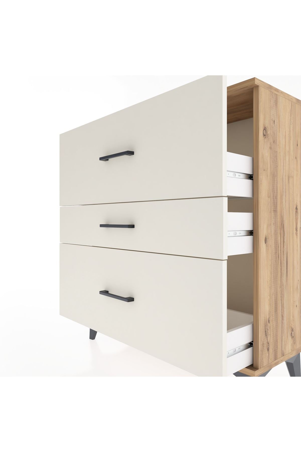 Arges Şifonyer 3 Çekmeceli 88x30x96 - S04M012V7A