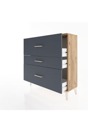 Arges Şifonyer 3 Çekmeceli 88x30x96 - S04M012V8A