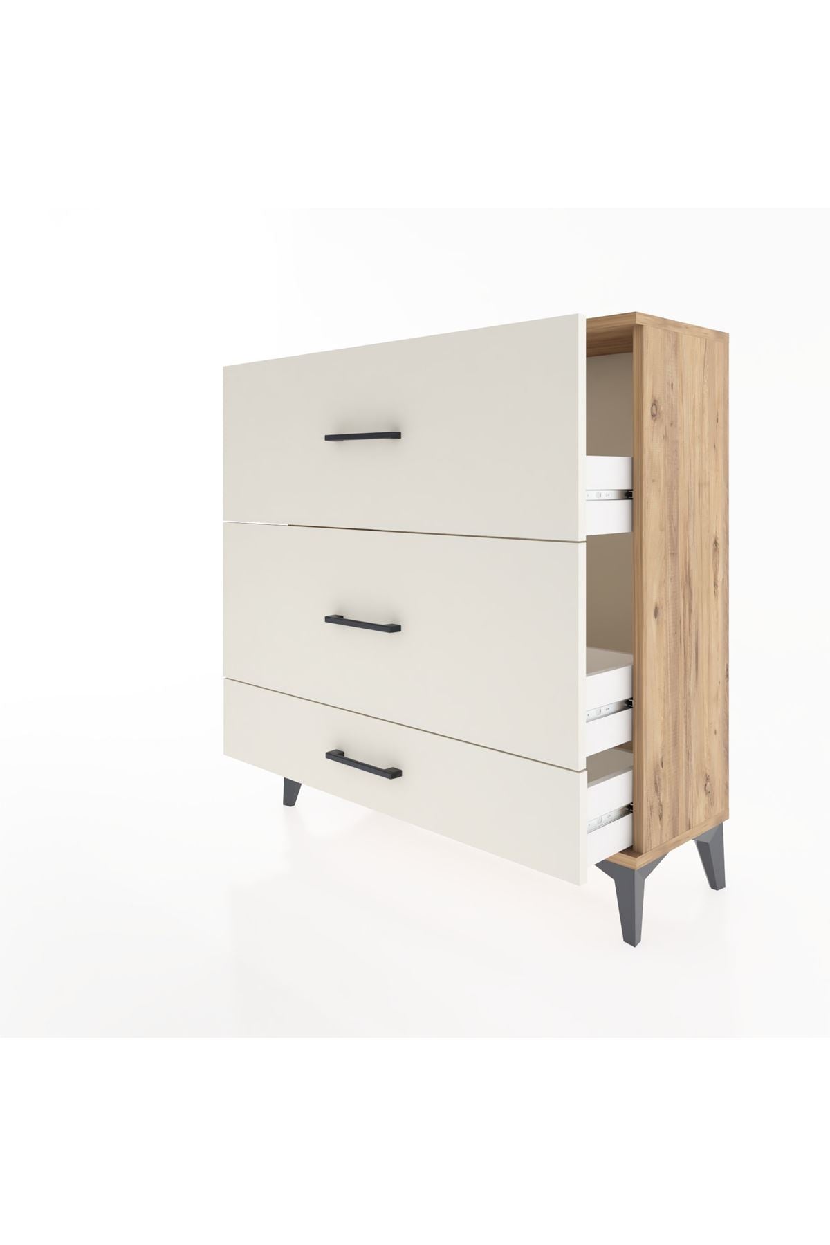 Arges Şifonyer 3 Çekmeceli 88x30x96 - S04M013V7A