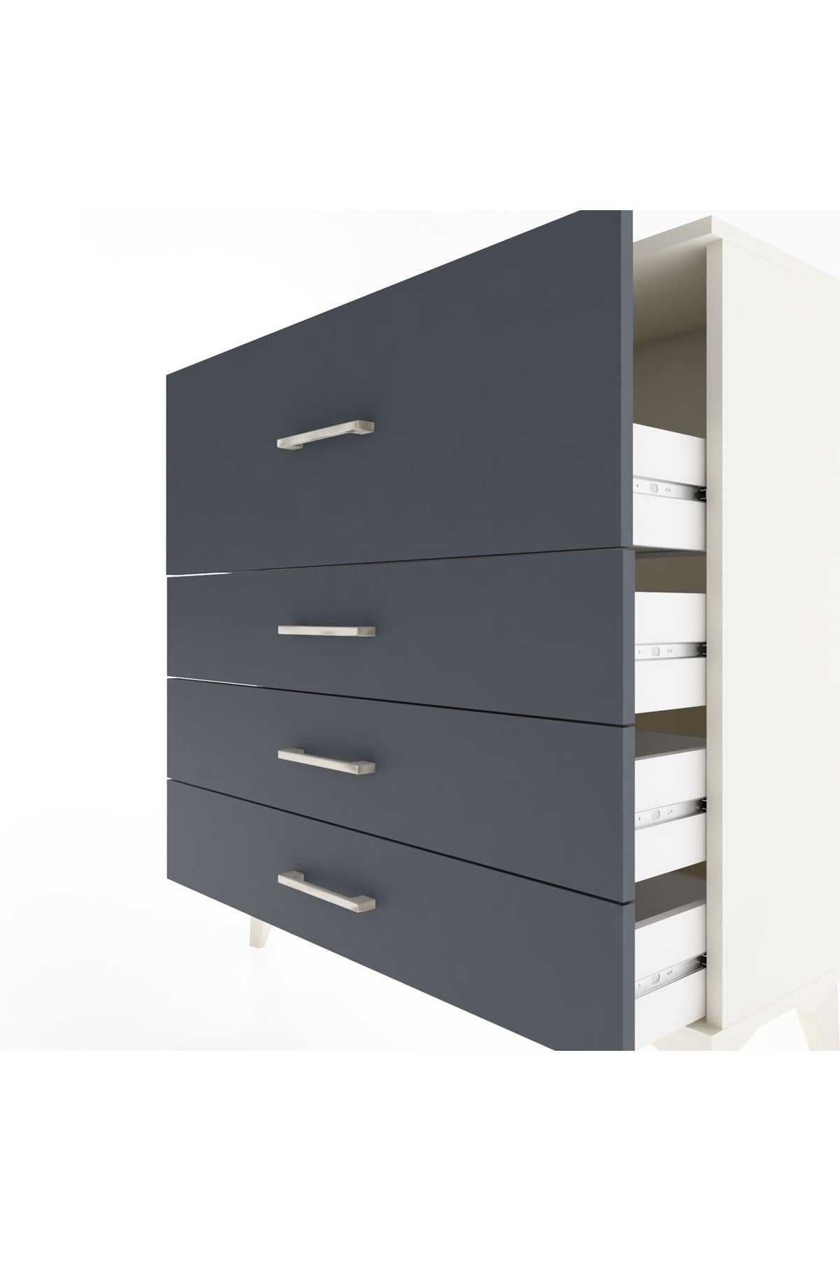Arges Şifonyer 4 Çekmeceli 88x30x96 - S04M014V2A