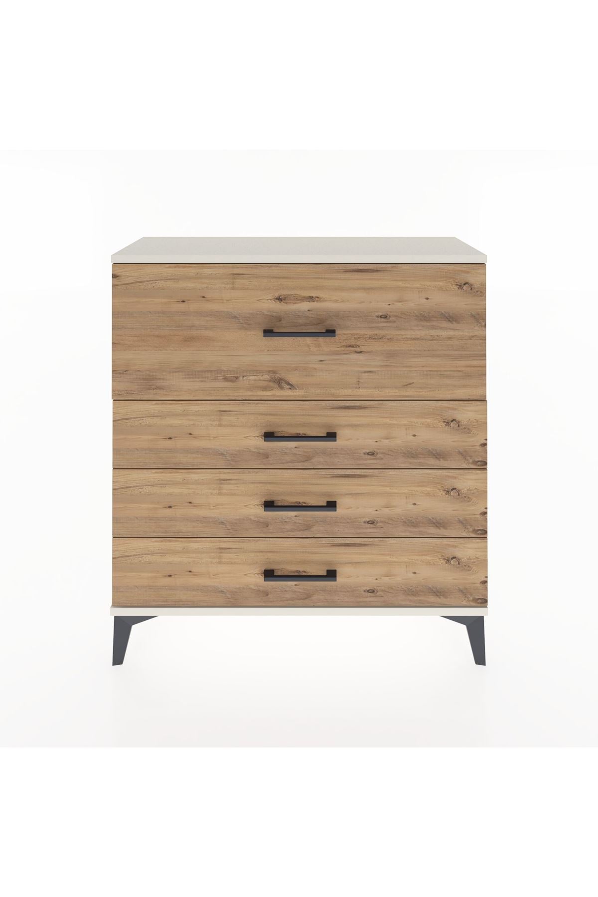 Arges Şifonyer 4 Çekmeceli 88x30x96 - S04M014V3A