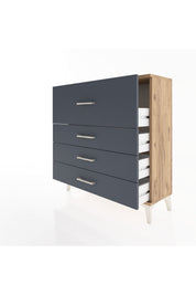 Arges Şifonyer 4 Çekmeceli 88x30x96 - S04M014V8A