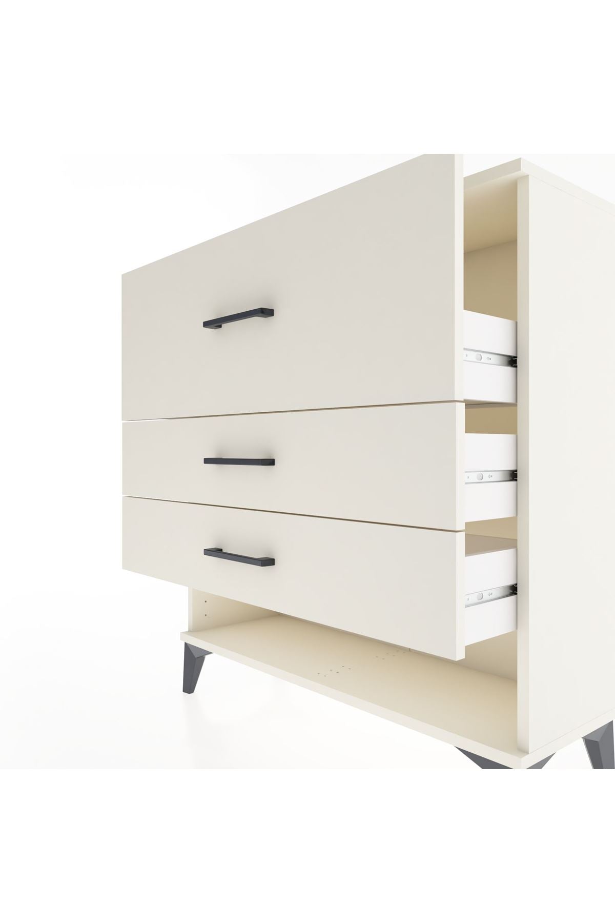 Arges Şifonyer 3 Çekmeceli 88x30x96 - S04M015V1A